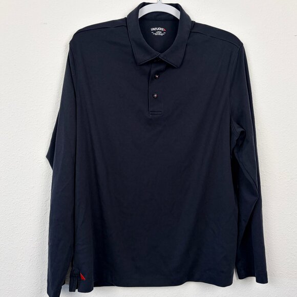UNTUCKit Other - UnTuckIt Black Cotton Button-Front Long Sleeve Shirt - size L